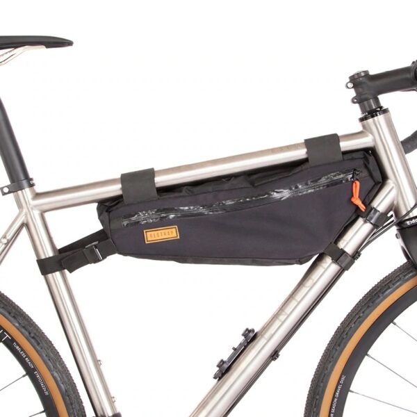 pistrada-restrap-frame bag medium-black-bikepacking-rahmentasche